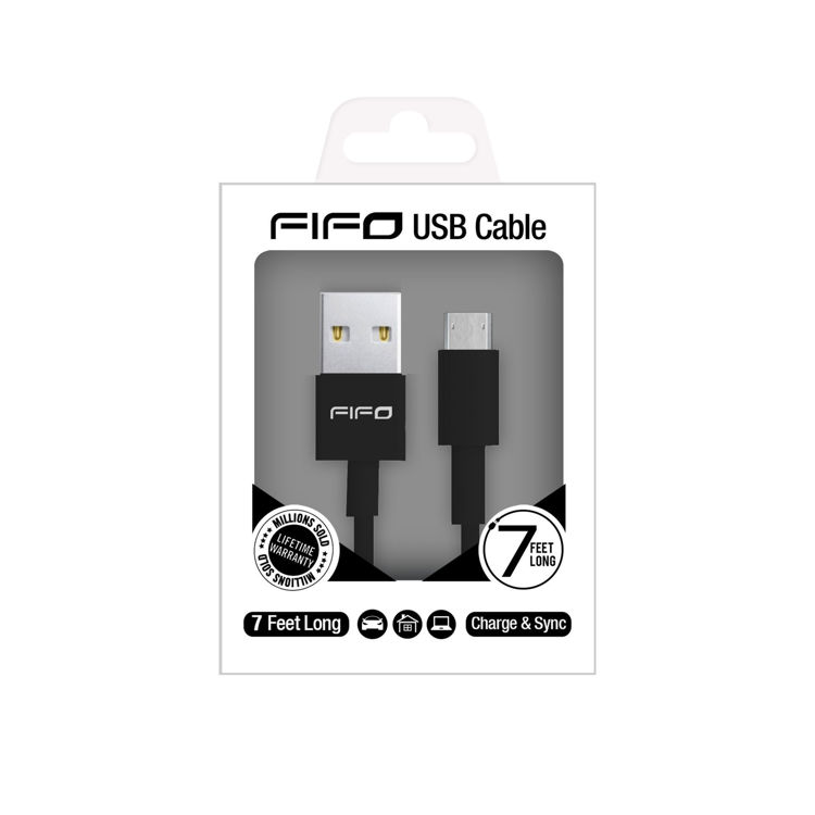 Micro USB to USB Cable Black