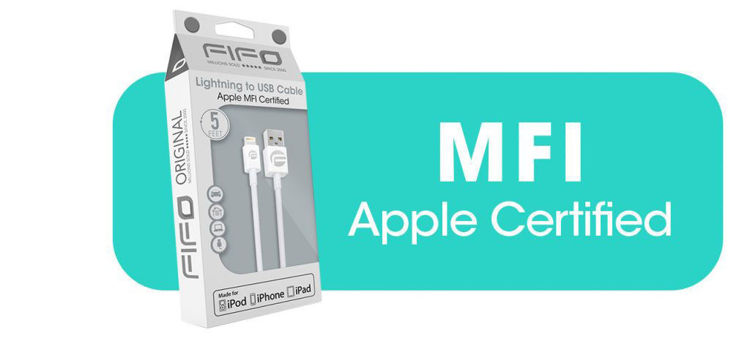 Apple MFI Certified Lighting to USC cable