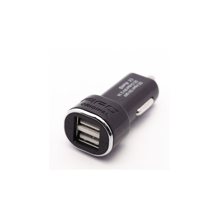 DUAL USB Car Charger Black ( UNIVERSAL)