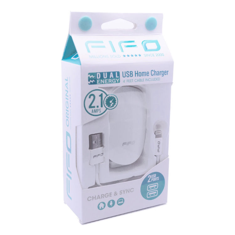 DUAL USB Home Charger for iPhone/Lightning